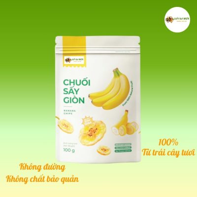 chuối sấy giòn 