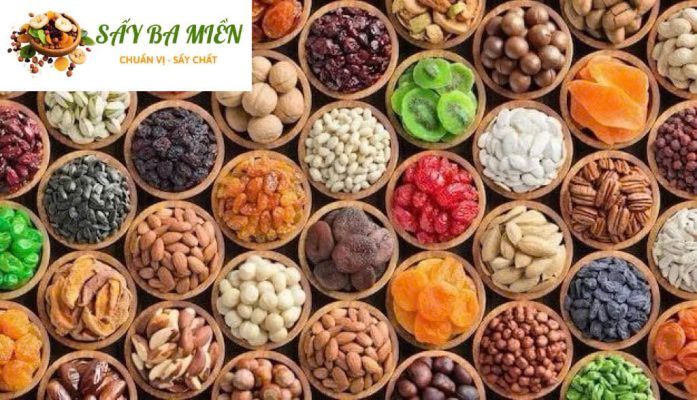 trái cây sấy ba miền