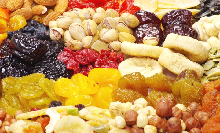 bầu có ăn trái cây sấy dẻo