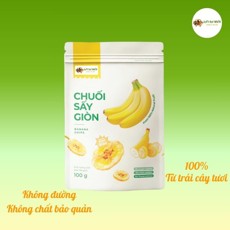 chuối sấy giòn