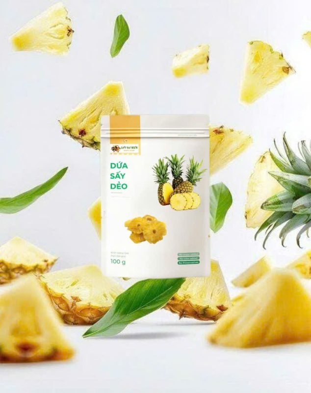 hoa quả sấy bị ỉu