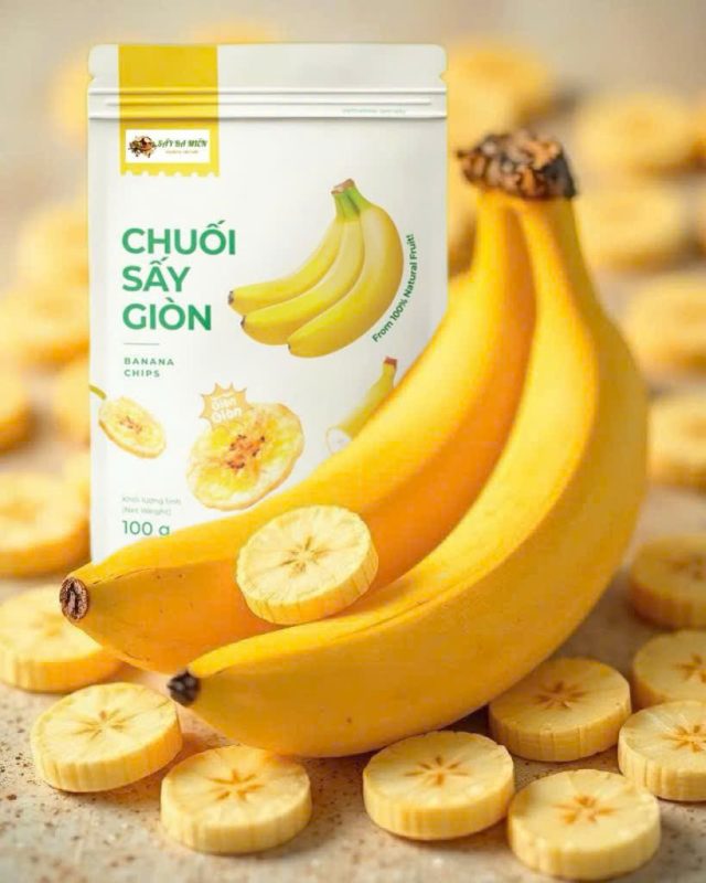chuối sấy giòn